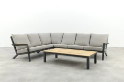 Santos/Mindo 150x75 cm. loungeset - Antraciet/Teak