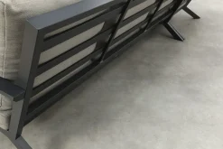 Santos/Mindo 150x75 cm. loungeset - Antraciet/Teak