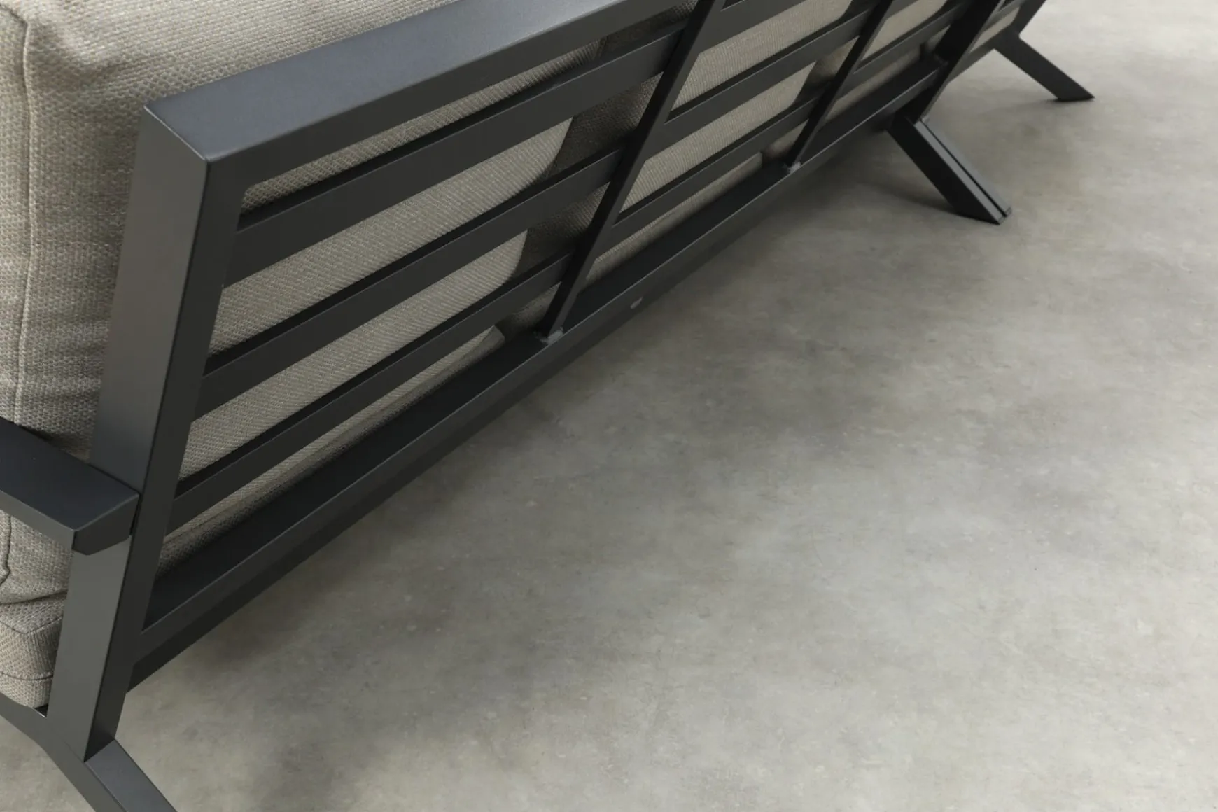 Santos/Mindo 150x75 cm. loungeset - Antraciet/Teak