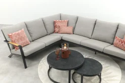 Santos/Rhodos loungeset - Antraciet