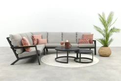 Santos/Rhodos loungeset - Antraciet
