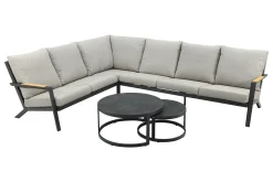Santos/Rhodos loungeset - Antraciet