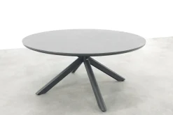 Sara/Marena ronde tuinset Ø158 cm. (7-delig) - Antraciet/Licht grijs