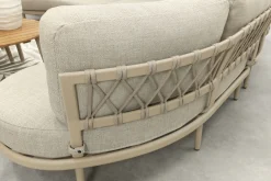 Saranda/Mindo organische loungeset - Latte/Teak