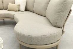 Saranda/Mindo organische loungeset - Latte/Teak