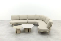 Saranda organische loungeset - Latte