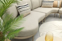 Saranda organische loungeset - Latte