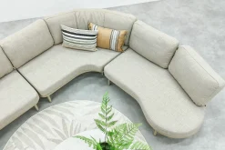 Saranda organische loungeset - Latte
