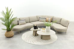 Saranda organische loungeset - Latte