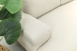 Savannah hoekbank chaise longue loungeset - beige - weerbestendig - Rechts