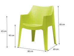 Scab Coccolona tuinstoel Pistache - groen - Op=Op