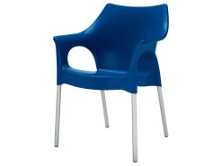 Scab Ola stapelbare kunststof tuinstoel - Blauw