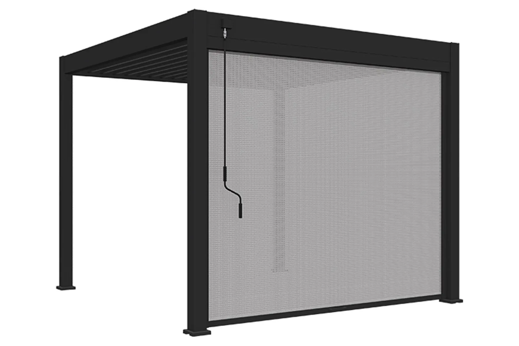Screen 3 meter - antraciet - Perfect shadow