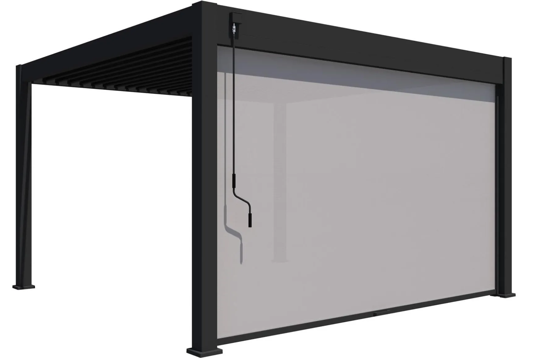 Screen 4 meter - antraciet - Perfect shadow