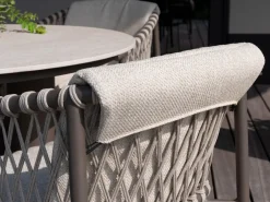 4-Seasons Allora dining tuinstoel - terre (1 stuk) OP=OP
