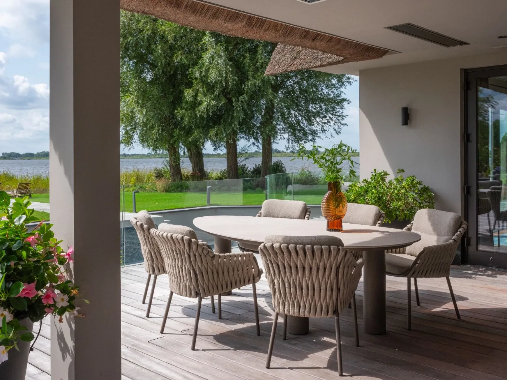 4 Seasons Arizona organische tuintafel 240x120 cm. - zand/terre