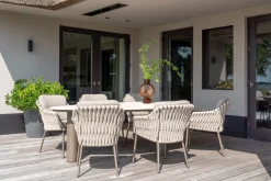 4 Seasons Arizona organische tuintafel 240x120 cm. - zand/terre