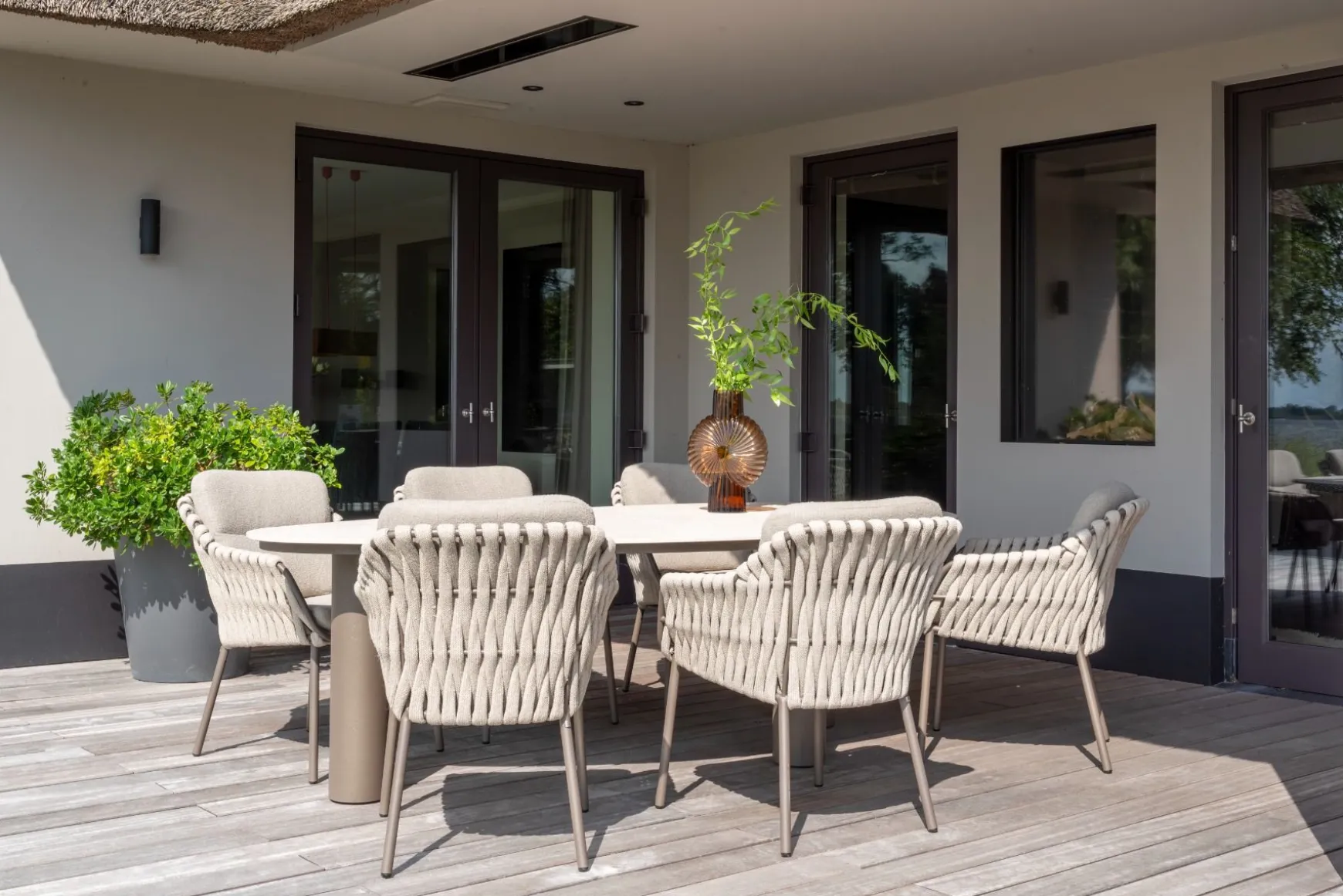 4 Seasons Arizona organische tuintafel 240x120 cm. - zand/terre