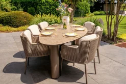 4 Seasons Bernini/Arizona organische tuinset 240x120 cm. - zand/terre