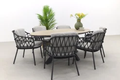 4 Seasons Calpi/GI Edison 220x115 cm. - ovale tuinset