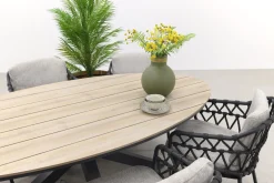 4 Seasons Calpi/GI Edison 220x115 cm. - ovale tuinset