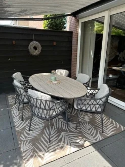 4 Seasons Calpi/GI Edison 220x115 cm. - ovale tuinset