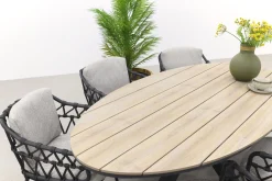4 Seasons Calpi/GI Edison 220x115 cm. - ovale tuinset