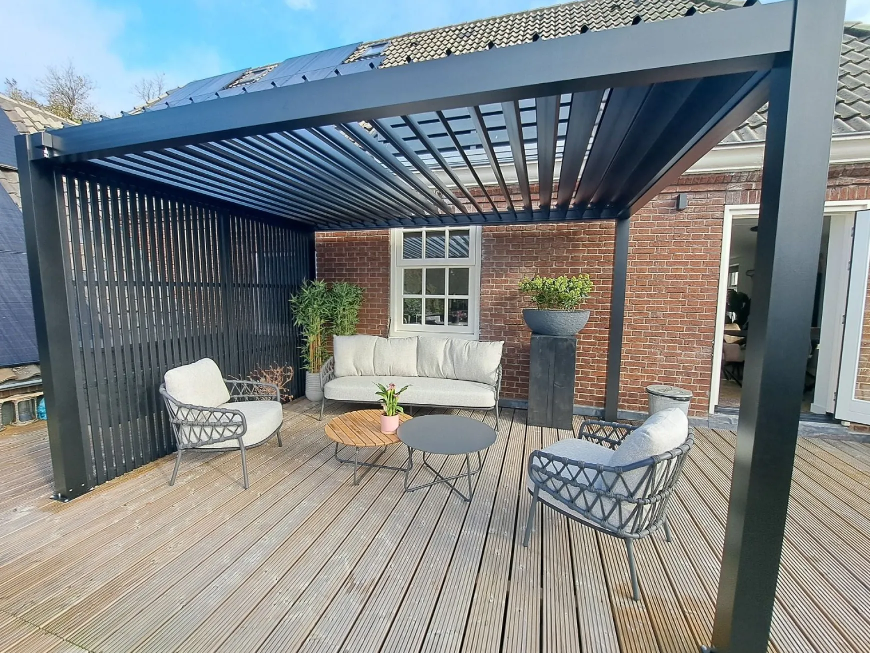 4 Seasons Calpi loungestoel - antraciet (1 stuk)