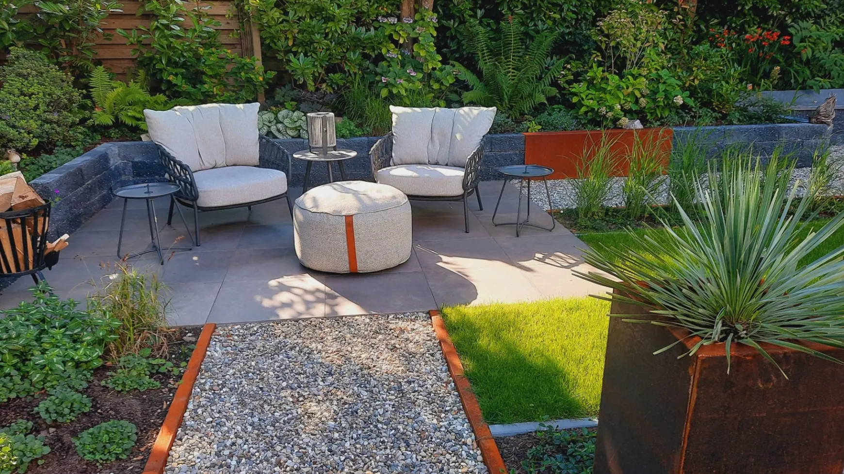 4 Seasons Calpi loungestoel - antraciet (1 stuk)