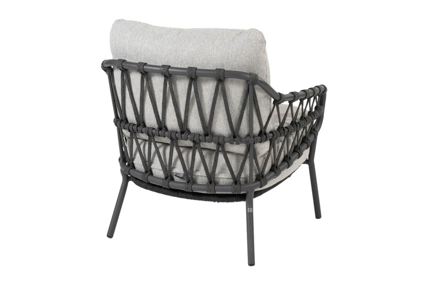 4 Seasons Calpi low dining tuinstoel - antraciet (1 stuk)