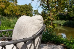 4 Seasons Calpi low dining tuinstoel - antraciet (1 stuk)