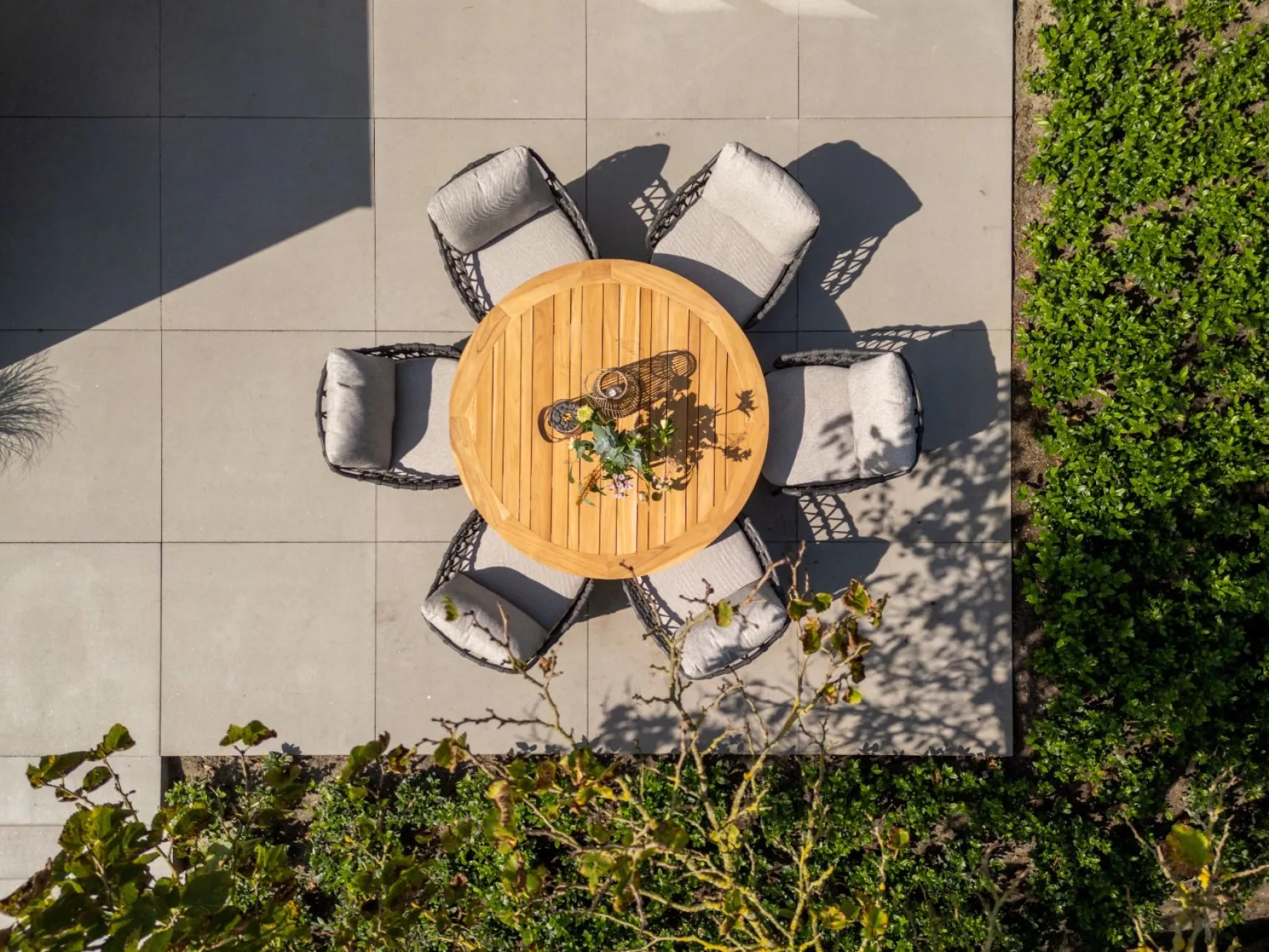 4 Seasons Calpi low dining tuinstoel - antraciet (1 stuk)