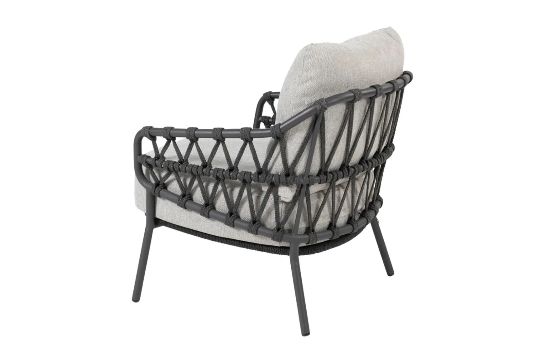 4 Seasons Calpi low dining tuinstoel - antraciet (1 stuk)