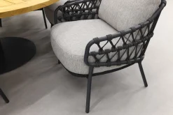 4 Seasons Calpi/Saba Ø160 cm. - Low dining - ronde tuinset