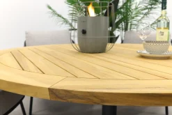 4 Seasons Calpi/Saba Ø160 cm. - Low dining - ronde tuinset