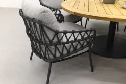 4 Seasons Calpi/Saba Ø160 cm. - Low dining - ronde tuinset