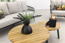 4 Seasons Calpi stoel-bank loungeset met Mindo koffietafels - 5-delig