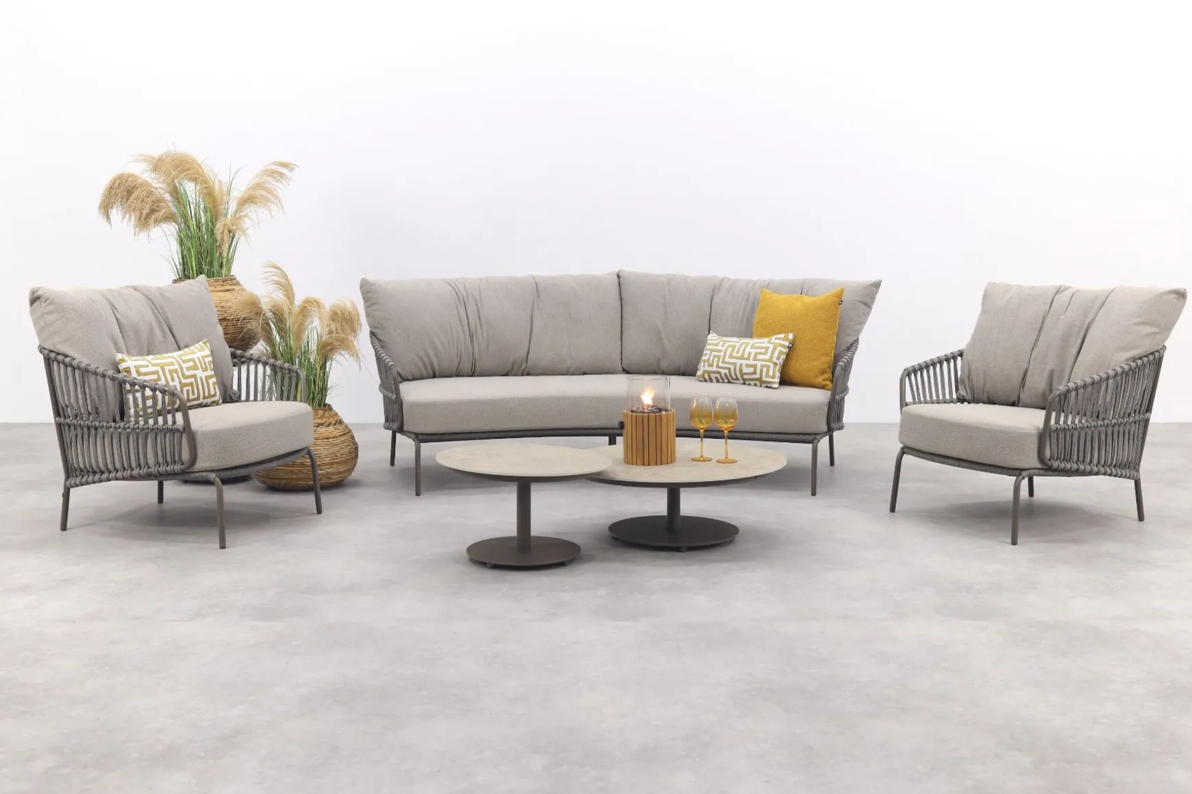 4 Seasons Capalbio/Boaz loungeset (5-delig) - Terre