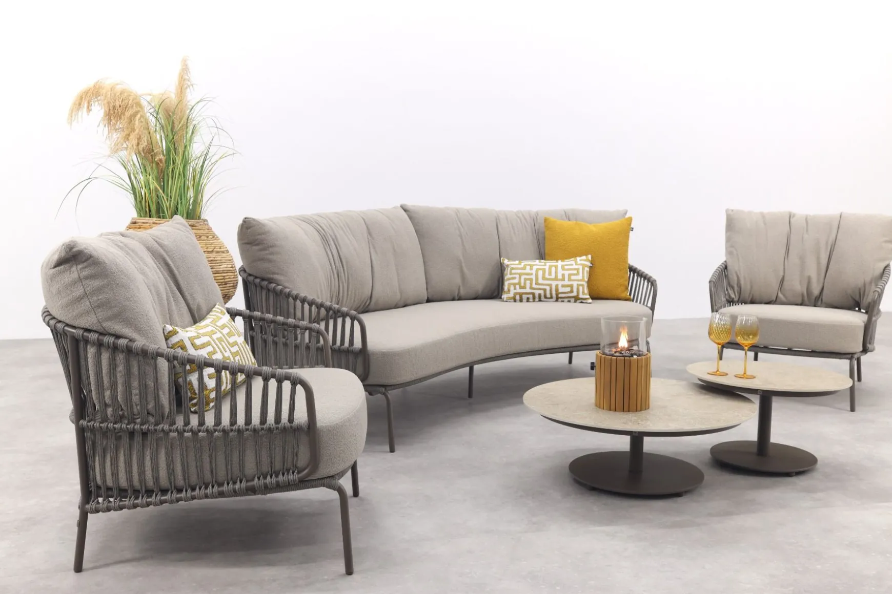 4 Seasons Capalbio/Boaz loungeset (5-delig) - Terre