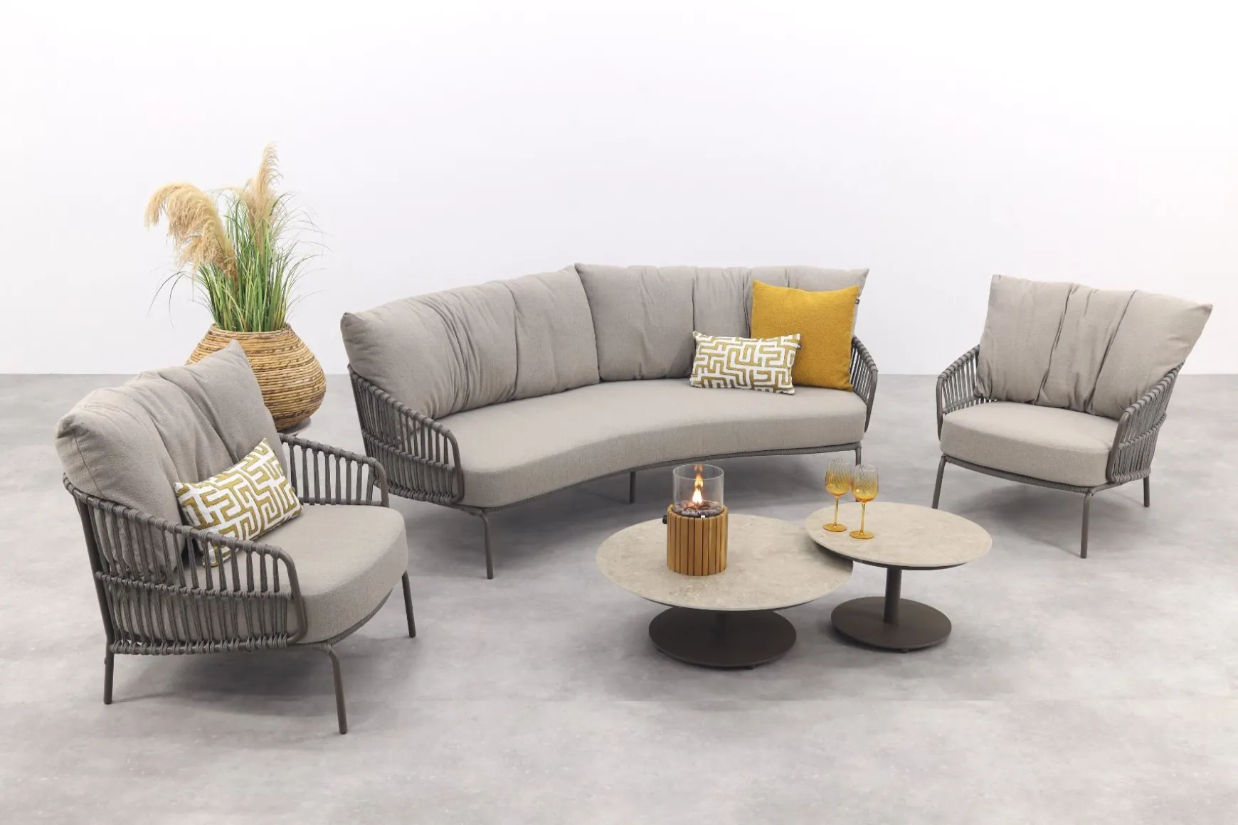 4 Seasons Capalbio/Boaz loungeset (5-delig) - Terre