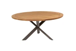 4 Seasons Capalbio/Prado ronde tuinset Ø160 cm. + draaiplateau - terre