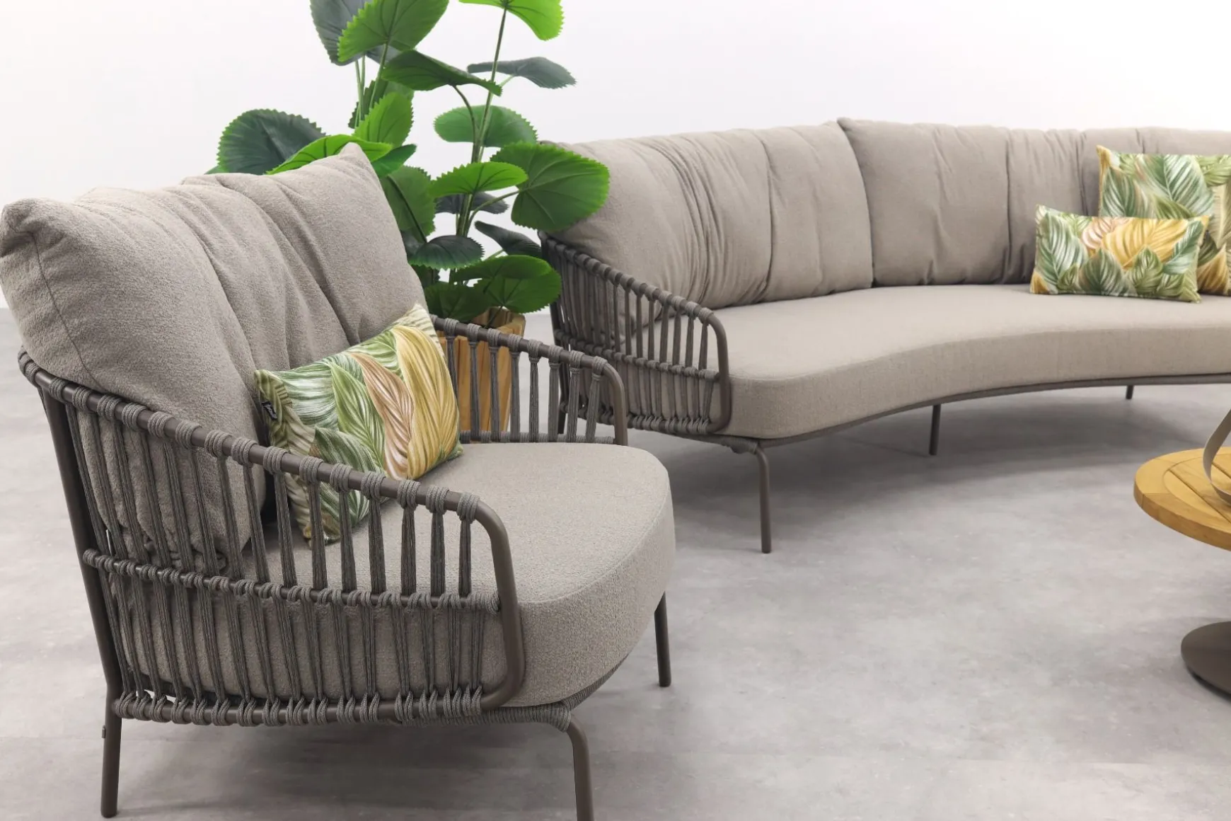 4 Seasons Capalbio/Volta loungeset (5-delig) - Teak/Terre