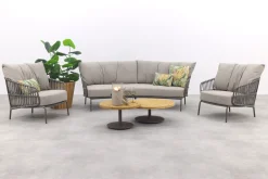 4 Seasons Capalbio/Volta loungeset (5-delig) - Teak/Terre