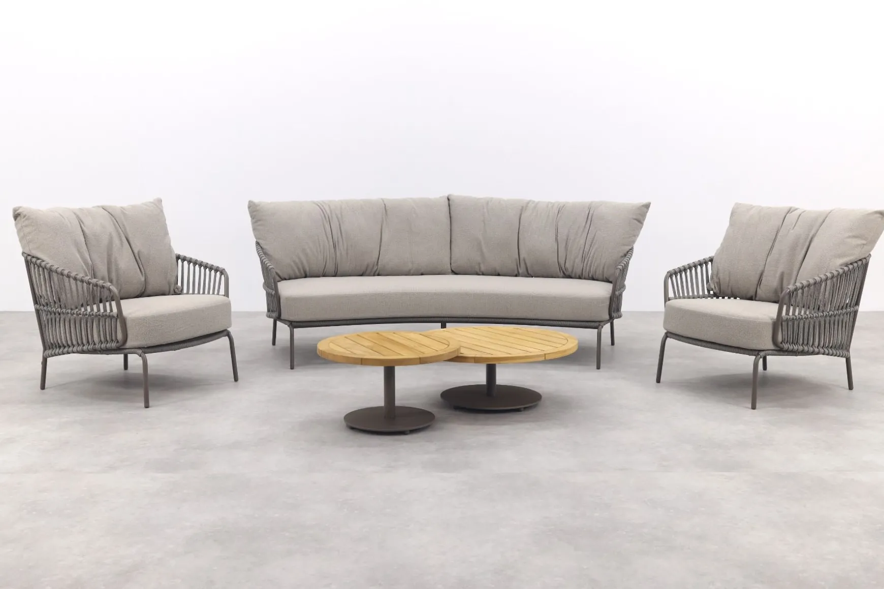 4 Seasons Capalbio/Volta loungeset (5-delig) - Teak/Terre