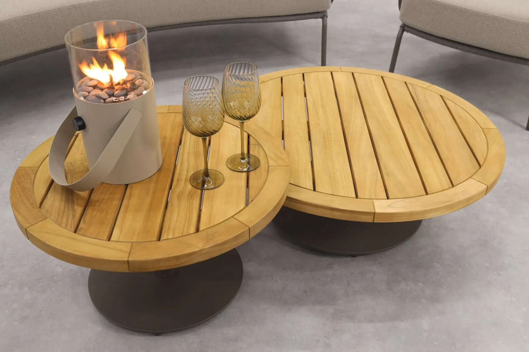 4 Seasons Capalbio/Volta loungeset (5-delig) - Teak/Terre