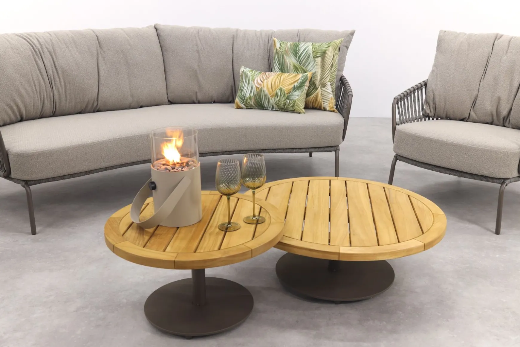 4 Seasons Capalbio/Volta loungeset (5-delig) - Teak/Terre