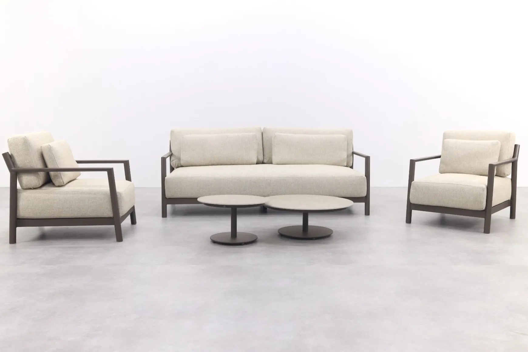 4-Seasons Capresi / Boaz Loungeset (5-delig) - terre