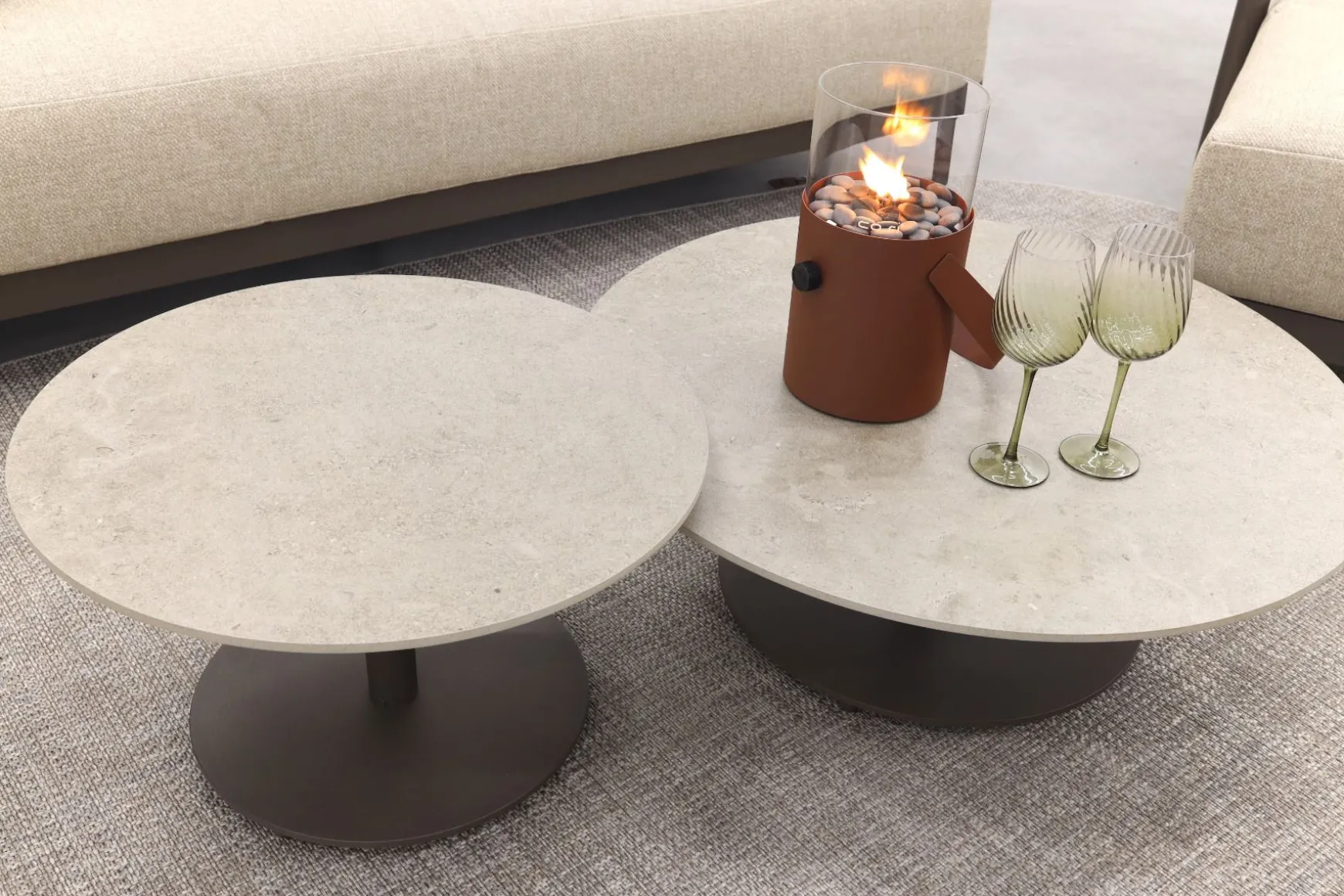4-Seasons Capresi / Boaz Loungeset (5-delig) - terre