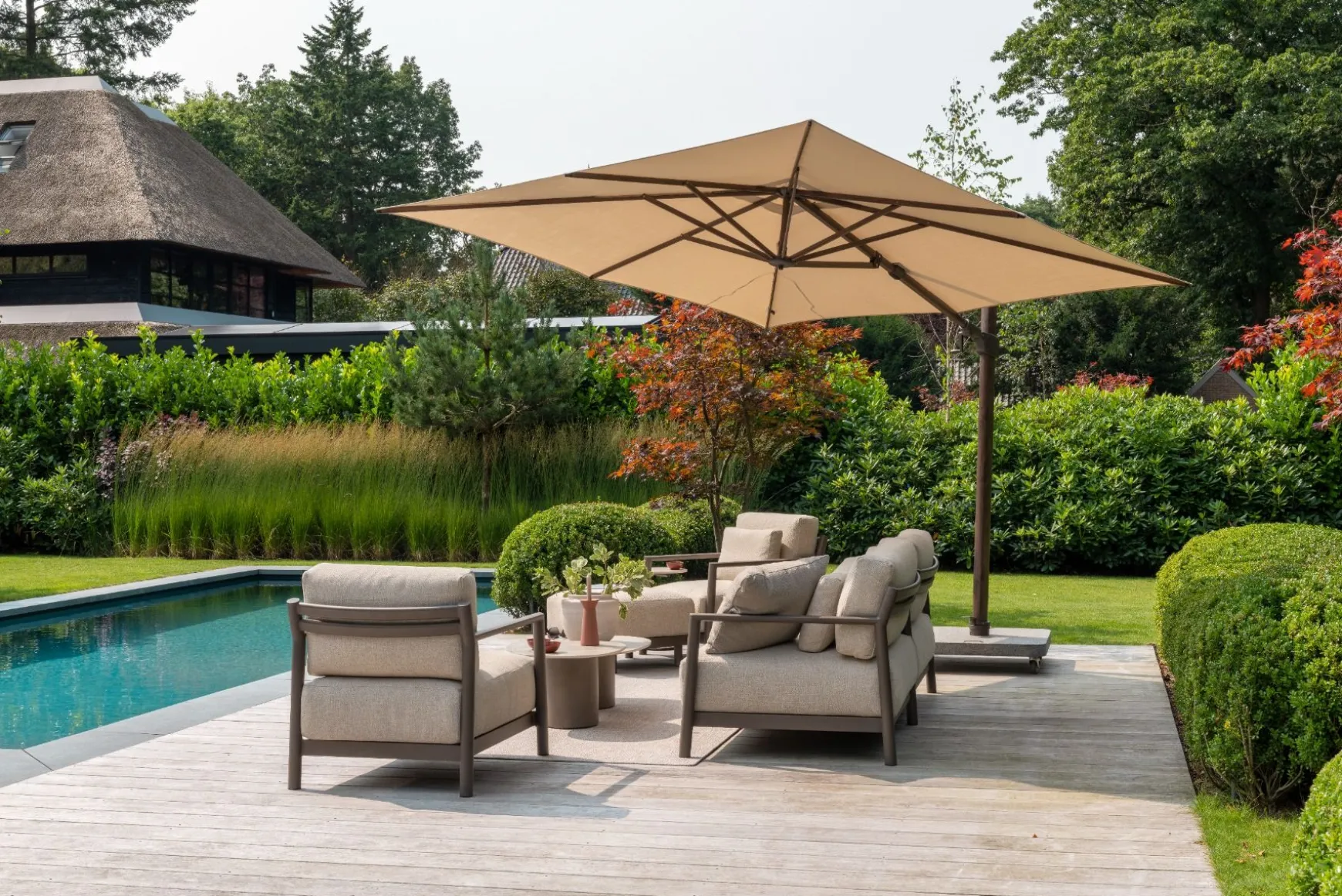 4-Seasons Capresi loungestoel - terre