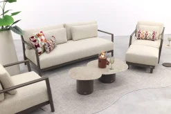 4-Seasons Capresi / Sofie Loungeset (5-delig) - terre